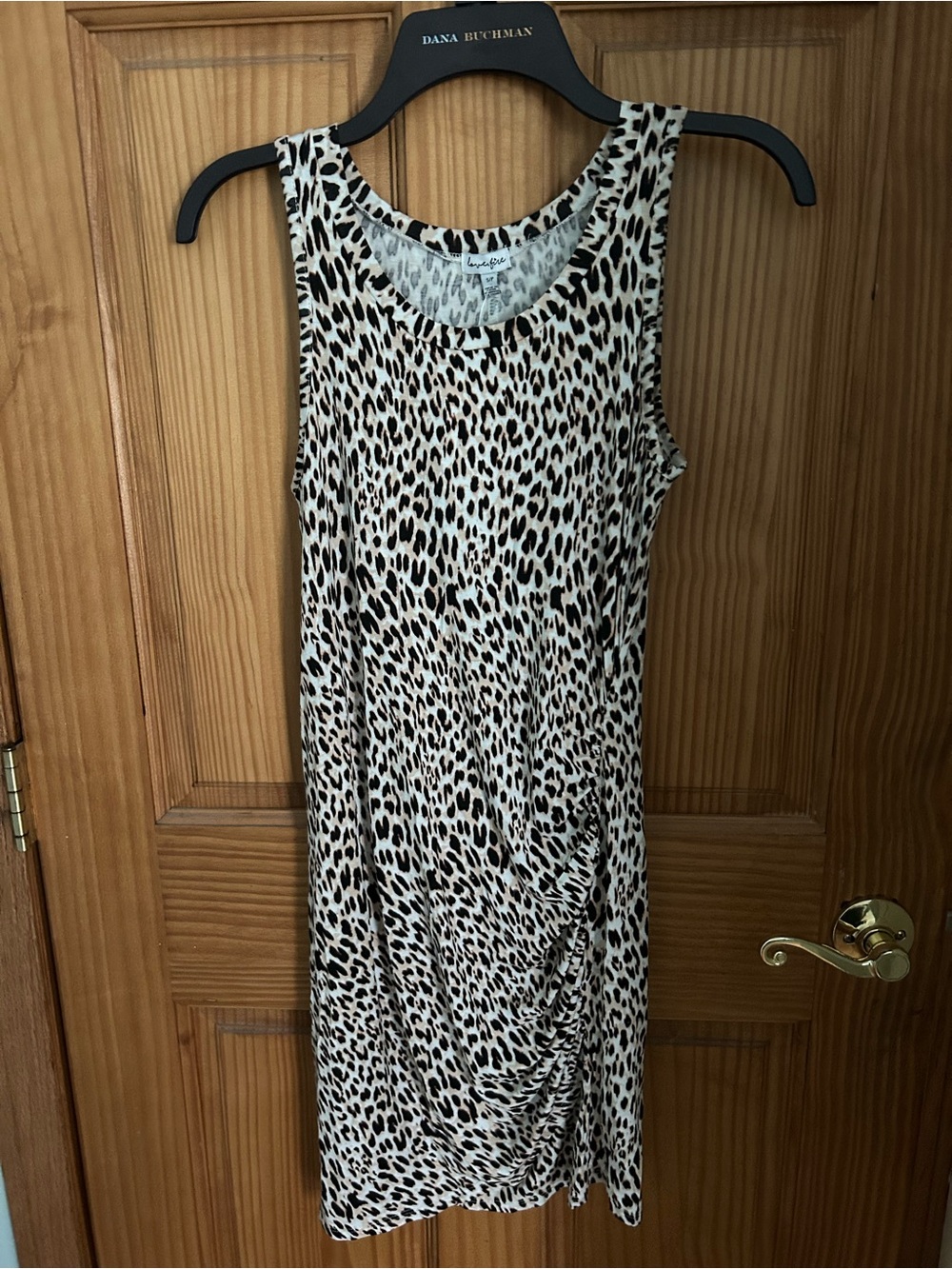 love, Fire Leopard Print Tee - Brown & Cream